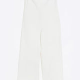 River Island White Bandeau Jumpsuit