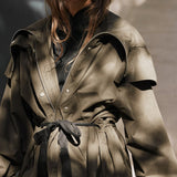Zara Collection Oversized Parka With Bows