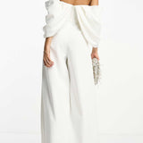 Asos Edition Erin Off Shoulder Drape Jumpsuit product image