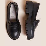 M&S Wide Fit Slip On Flatform Loafers