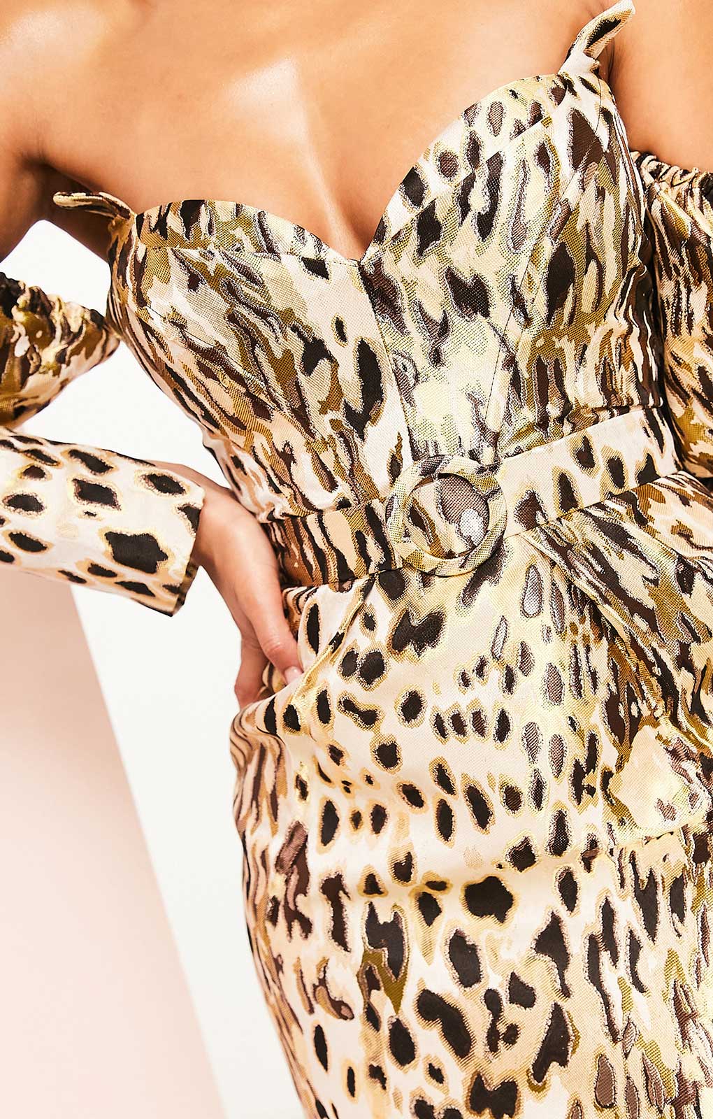 Asos dresses leopard print deals