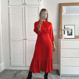 M&S X Ghost Satin Midi Dress product image