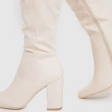 Schuh Dua Block Heel Knee Boot