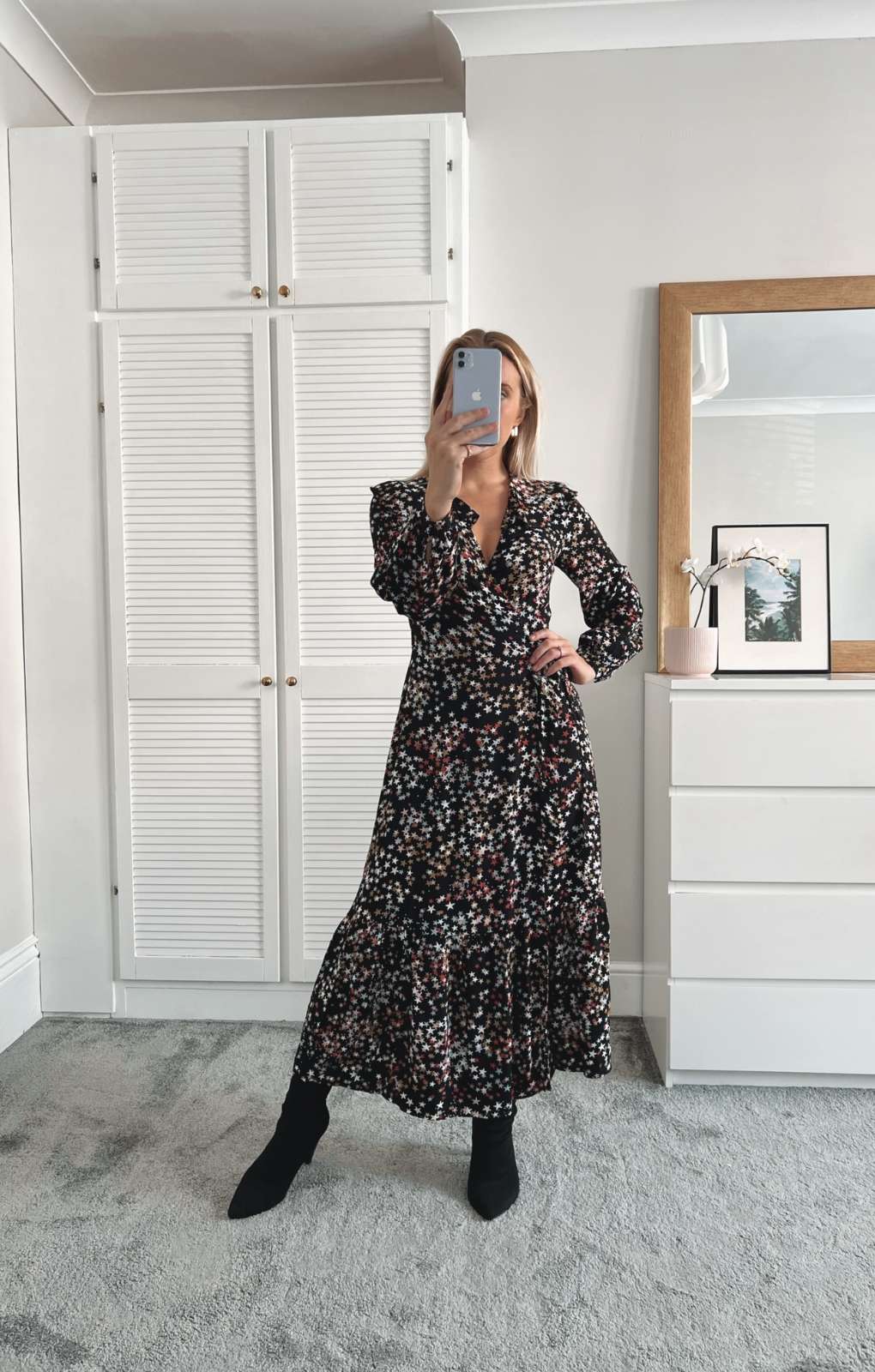 M&S X Ghost Star Wrap Dress