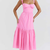 House of CB Elia French Pink Midi SunDress
