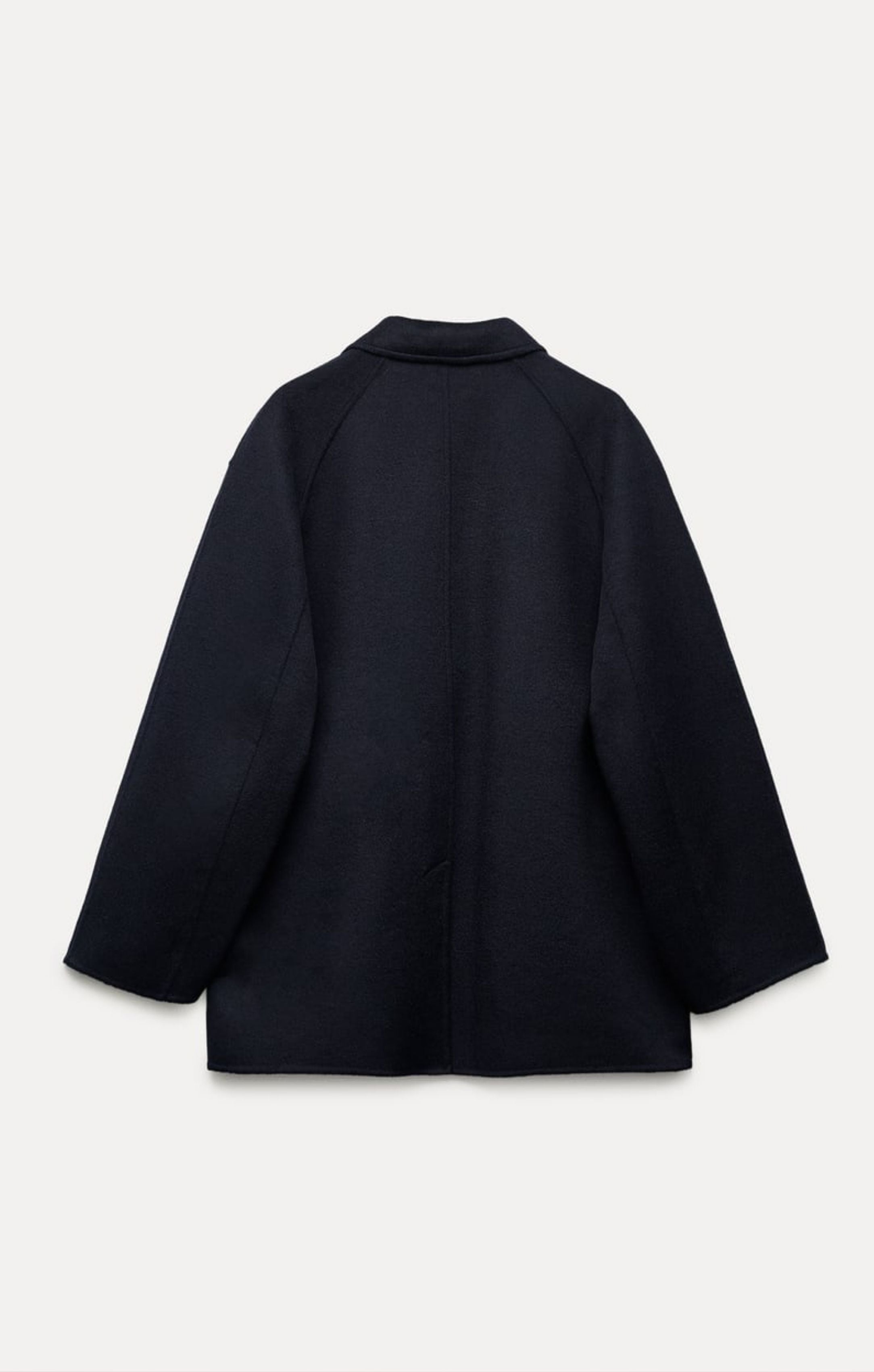 Zara Wool Blend Relaxed Blazer