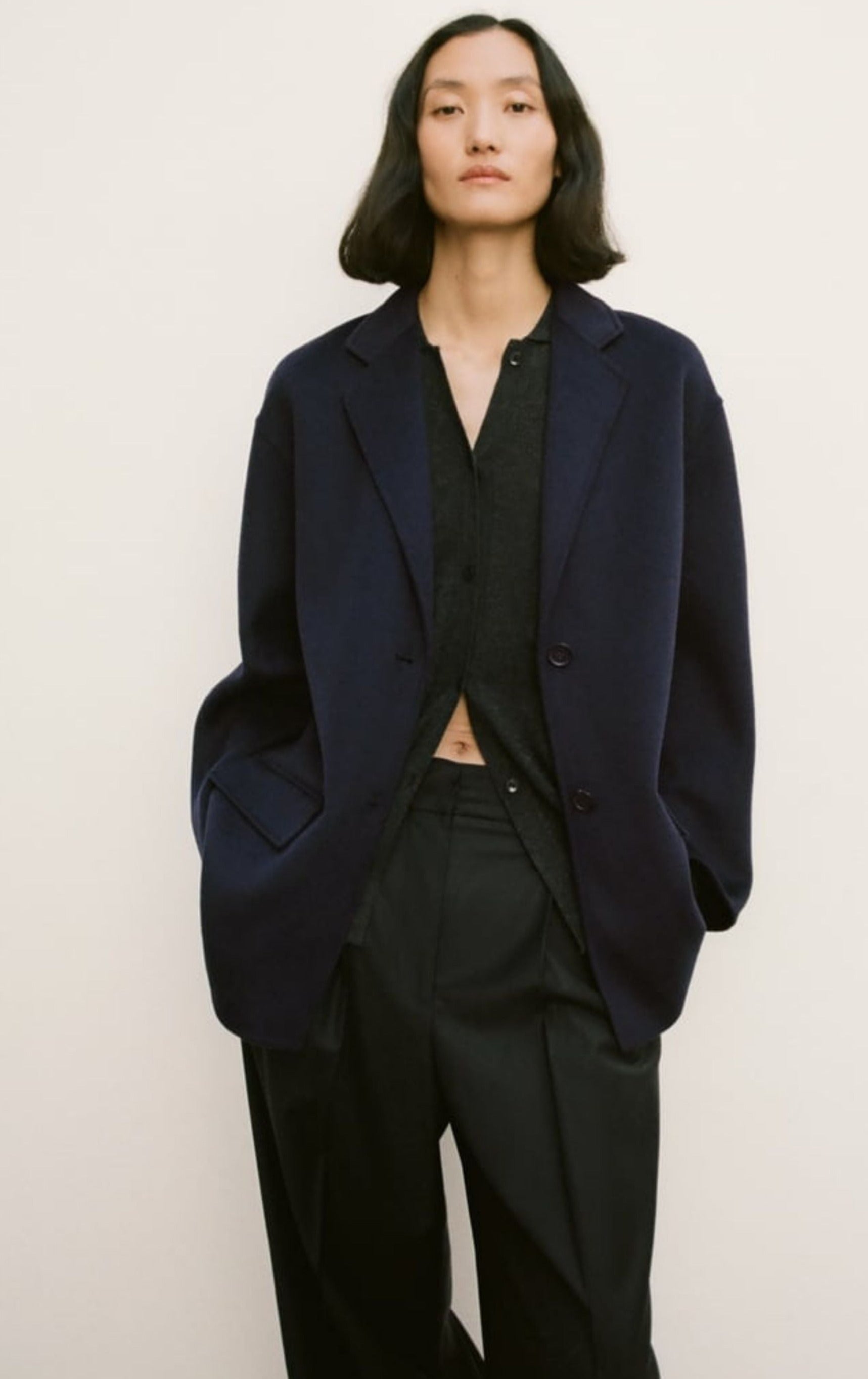 Zara Collection Double-Faced Wool Blend Blazer product image