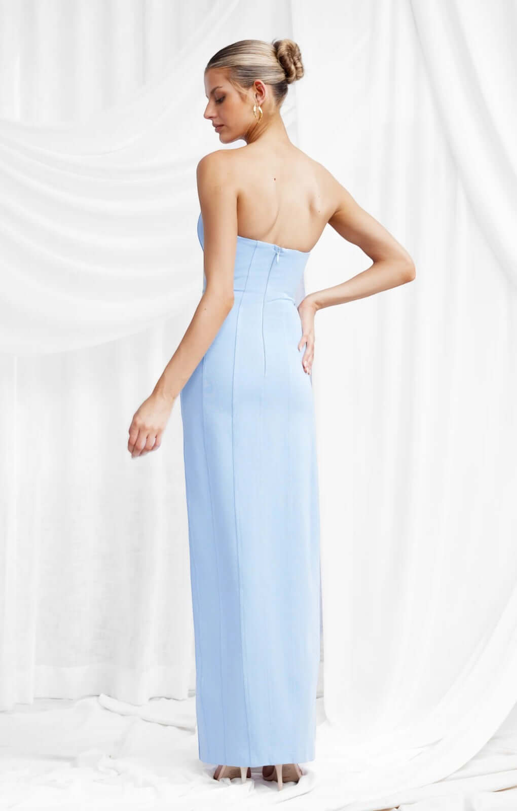 Rent LEXI Leyla Dress in Blue | Hirestreet Rent LEXI Leyla Dress in Blue | Hirestreet