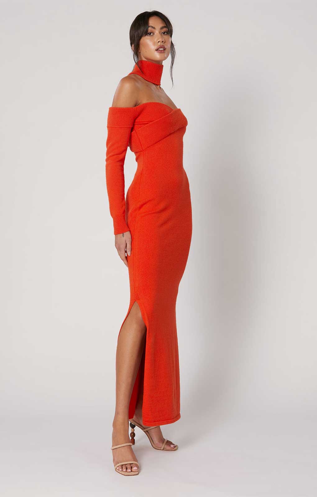 Winona Lucia Maxi Tangerine Dress