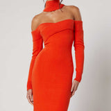 Winona Lucia Maxi Tangerine Dress