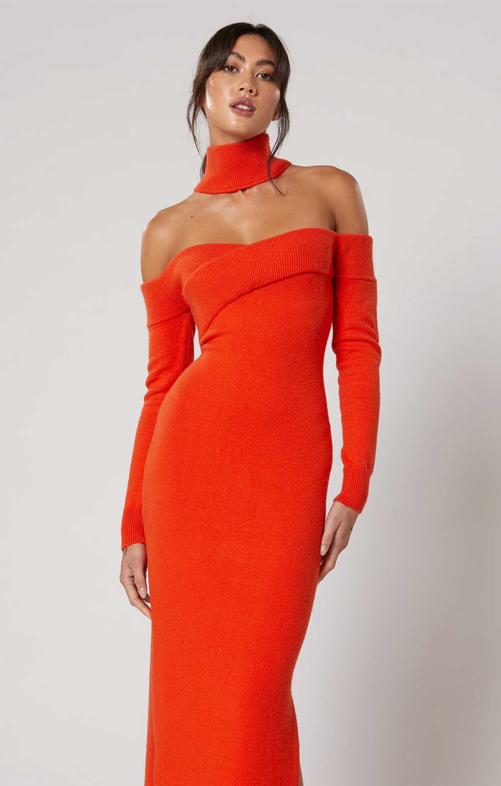 Winona Lucia Maxi Tangerine Dress