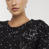 Joanna Hope Sequin Midi Dress
