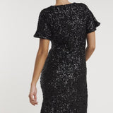 Joanna Hope Sequin Midi Dress