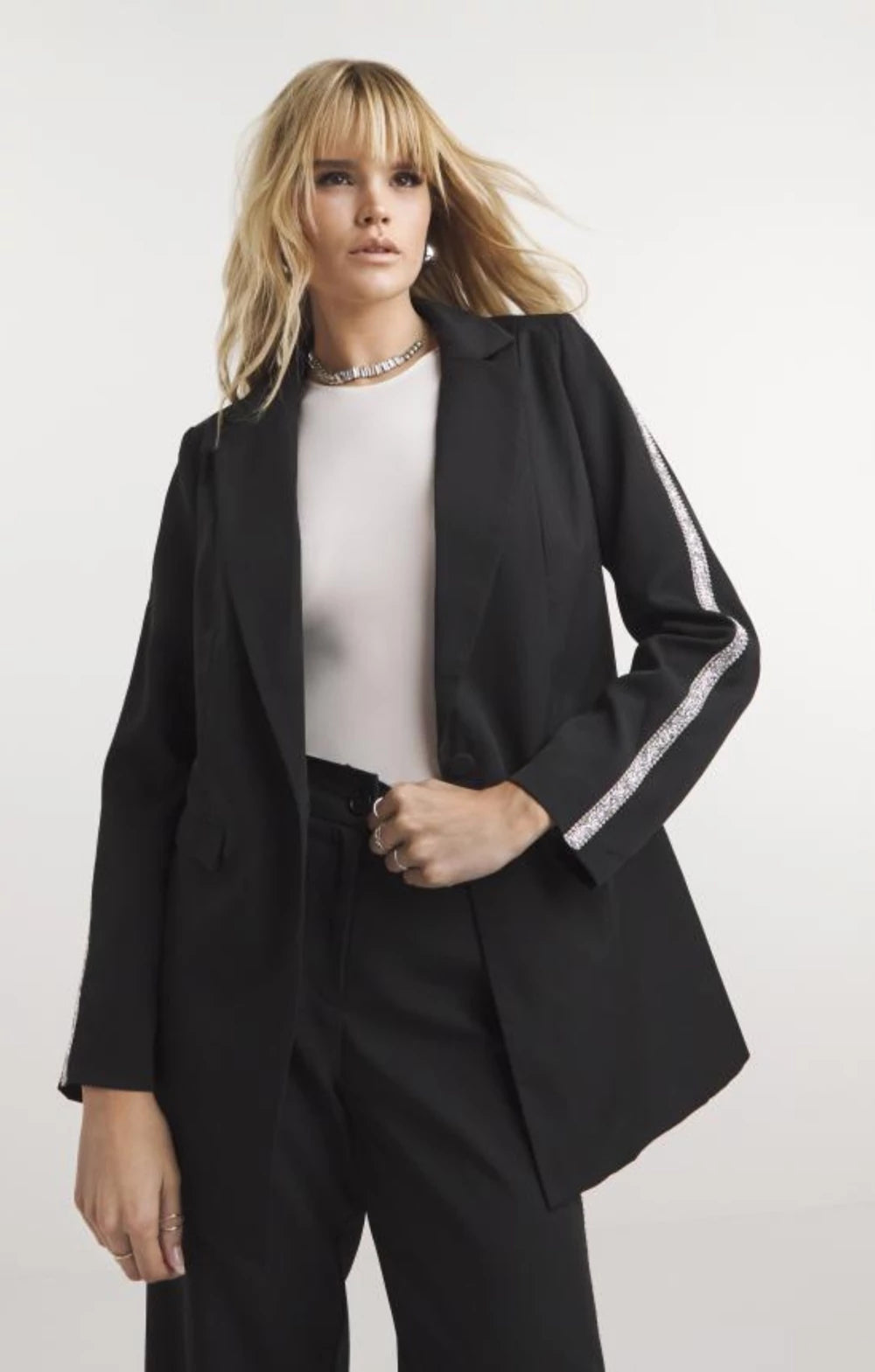 Simply Be Diamante Trim Co-Ord