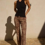 Runaway The Label Gigi Pant in Leopard