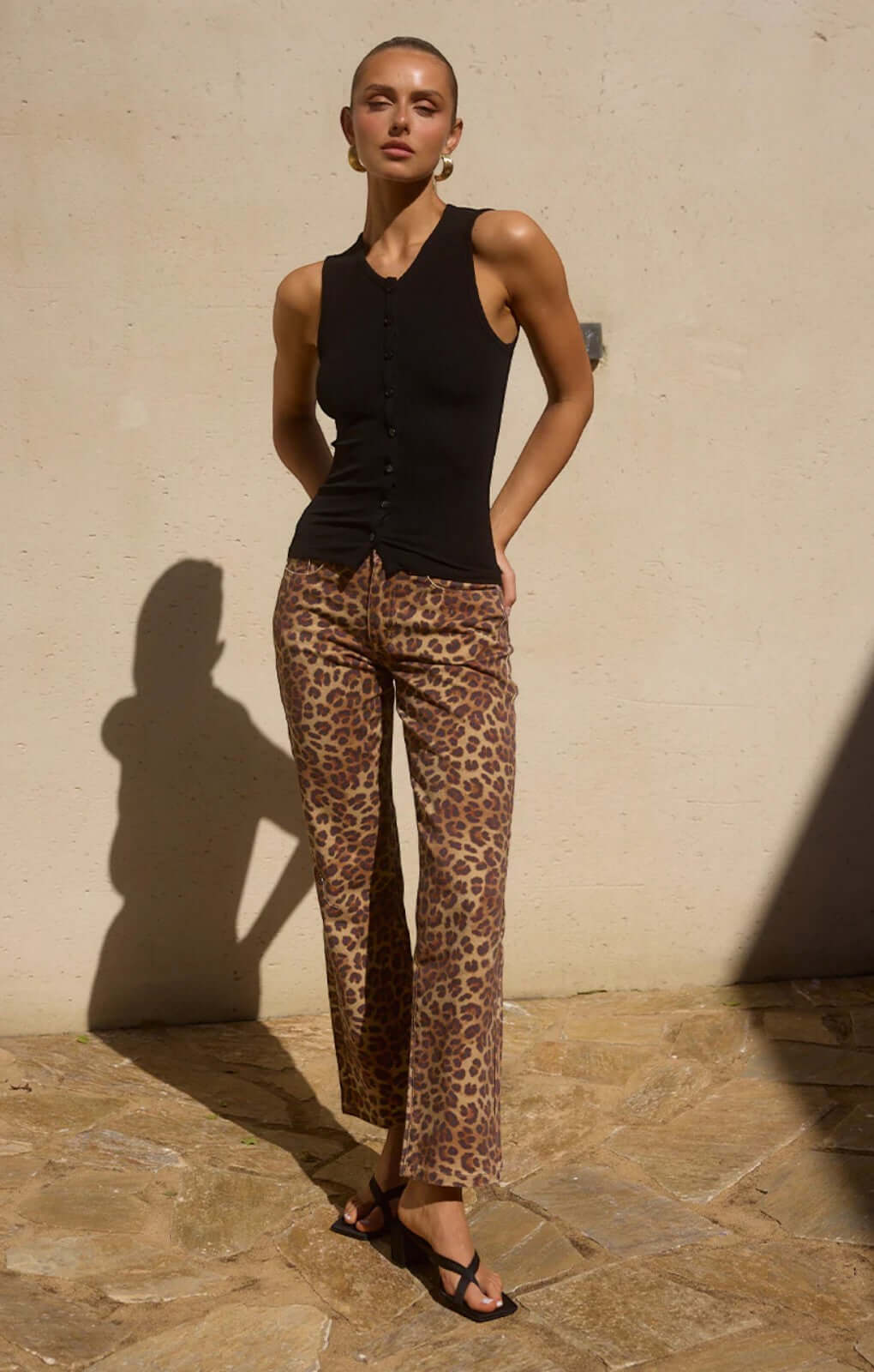 Runaway The Label Gigi Pant in Leopard