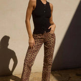 Runaway The Label Gigi Pant in Leopard