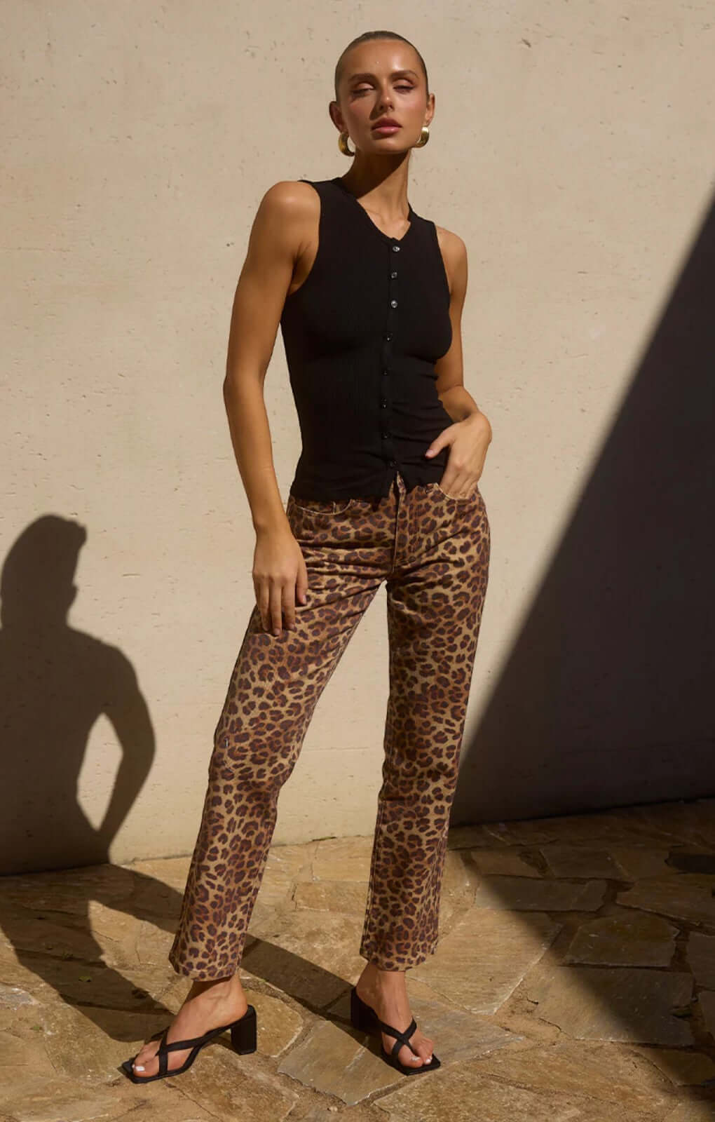 Runaway The Label Gigi Pant in Leopard