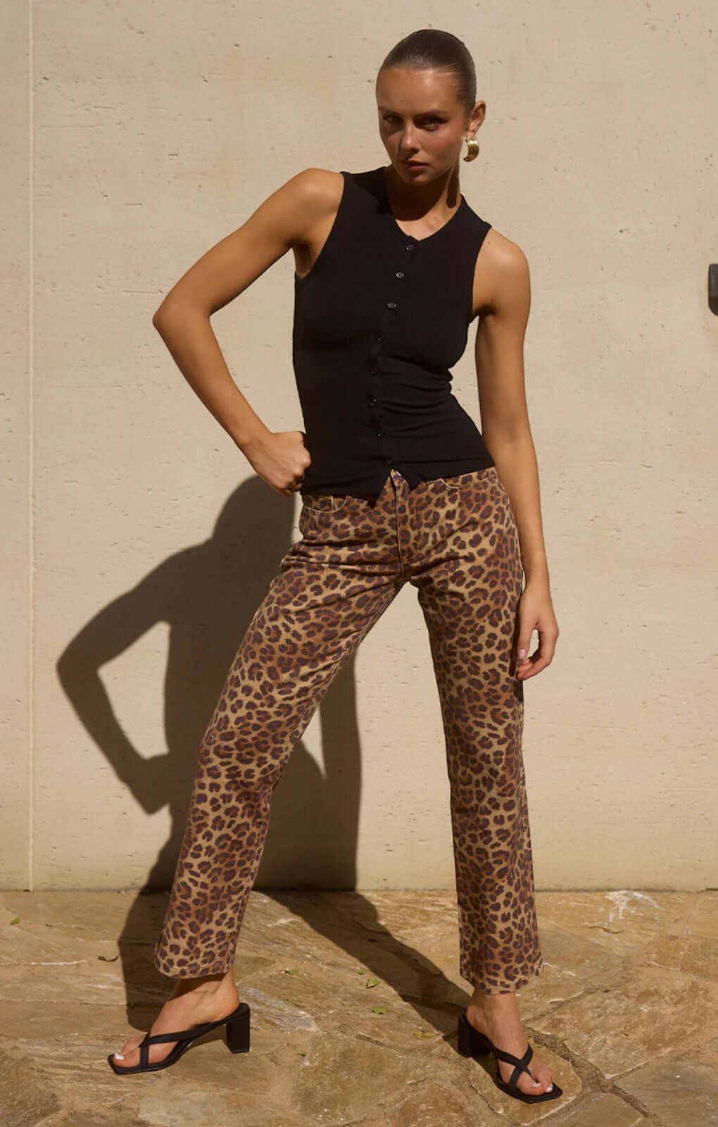Runaway The Label Gigi Pant in Leopard