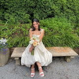 Amy Lynn Milk Alexa Puffball Dress