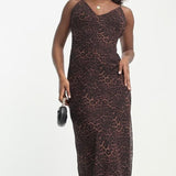 Bardot Slip Midi Dress In Leopard – dresses by Bardot, available to rent from Hirestreet