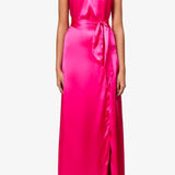 Harmur Waterfall Crystal Dress Juicy Pink