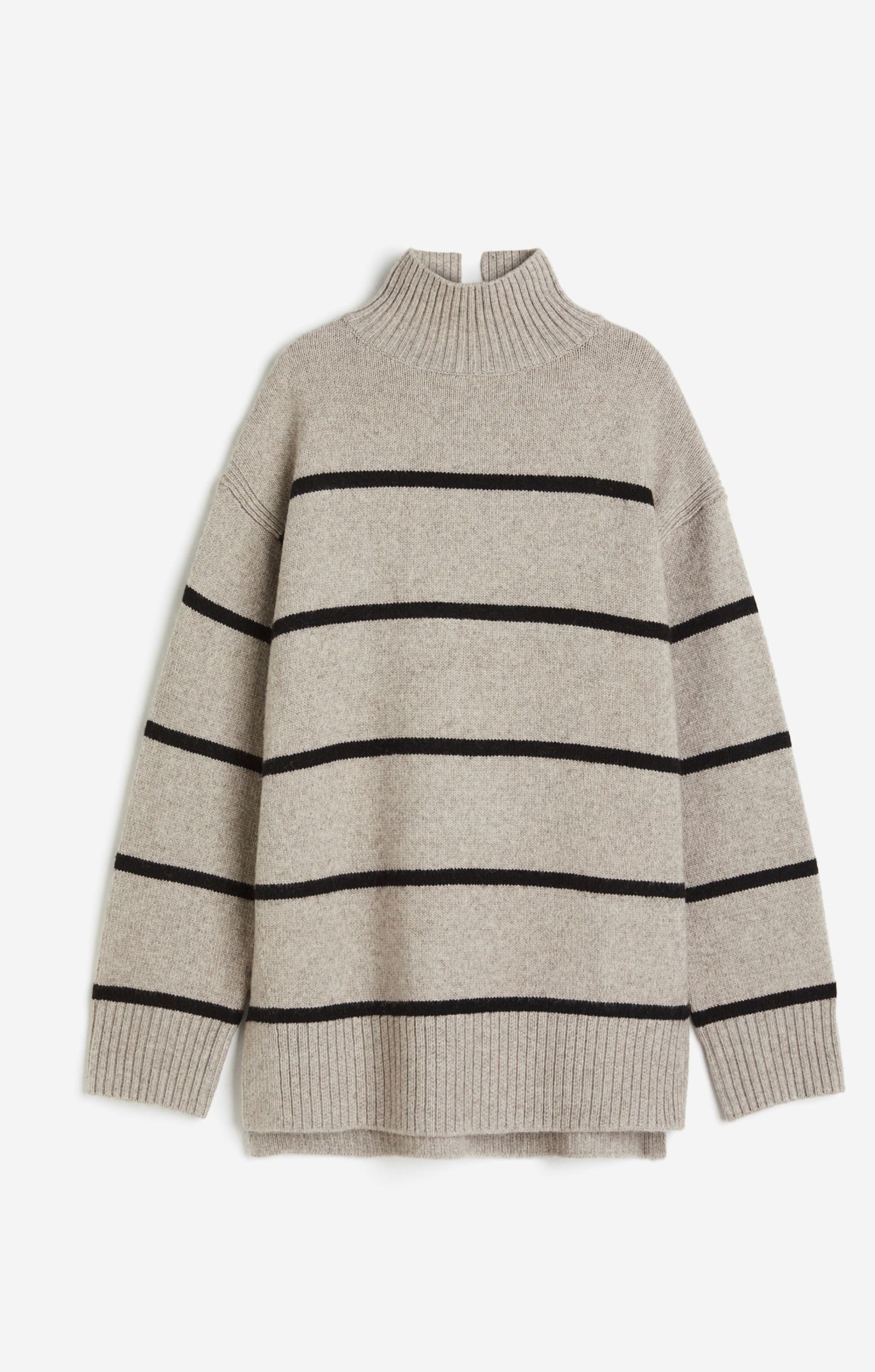 H&M Oversized Polo-Neck Jumper