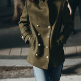 Zara Wool Blend Double-Breasted Coat
