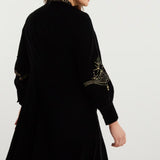 Simply Be Luna Embroidered Velvet Dress