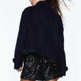 Zara Short Double Breasted Coat