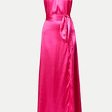Harmur Waterfall Crystal Dress Juicy Pink