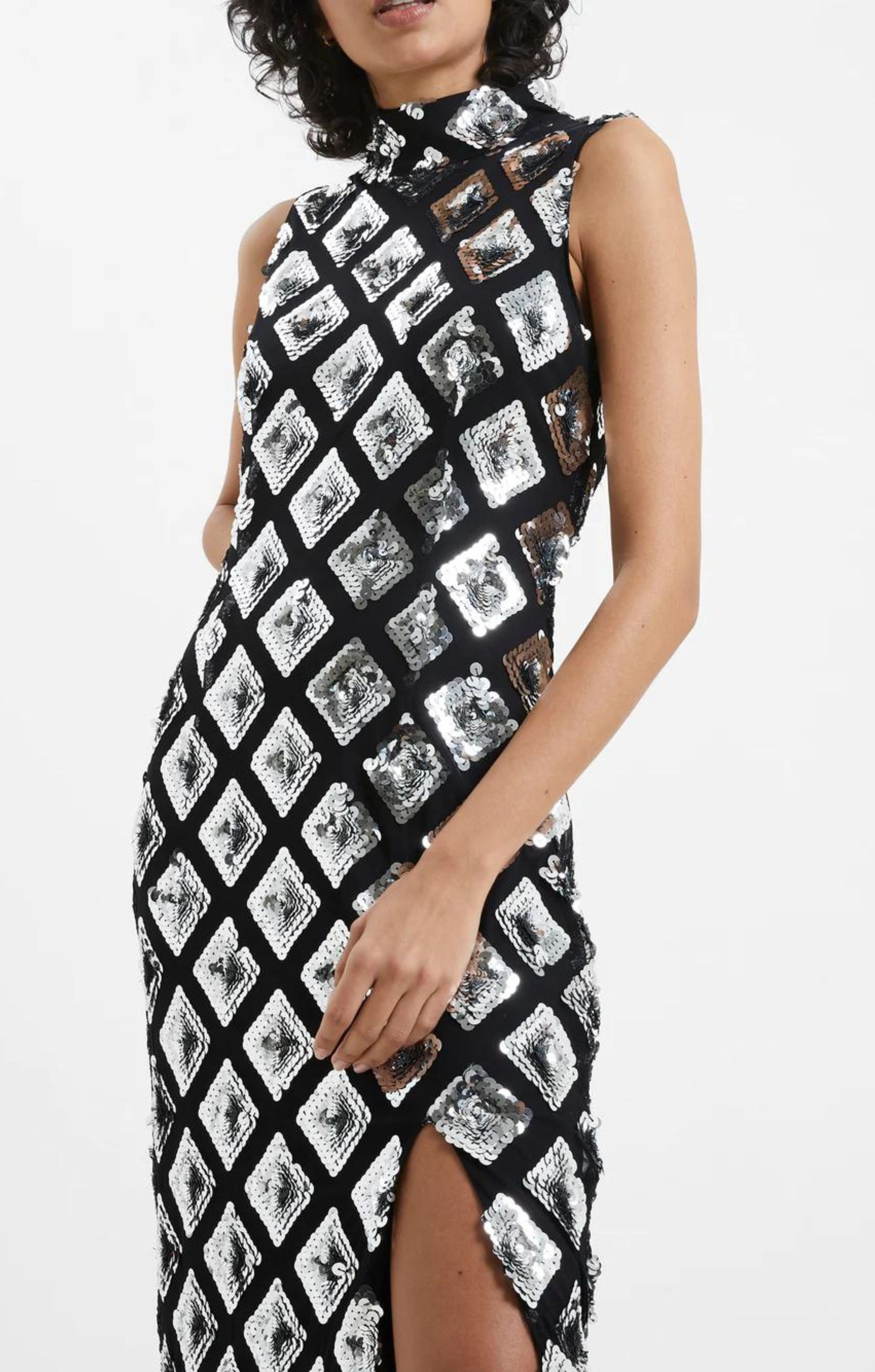 French Connection Axel Embellished Dress