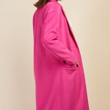 Little Mistress Pink Oversized Coat product image