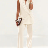 4Th & Reckless Tailored Sleeveless Longline Waistcoat