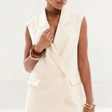 4Th & Reckless Tailored Sleeveless Longline Waistcoat