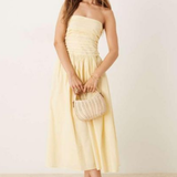 Nobody's Child Felicity Midi Dress Yellow