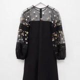 French Connection Paulette Embroidered Dress