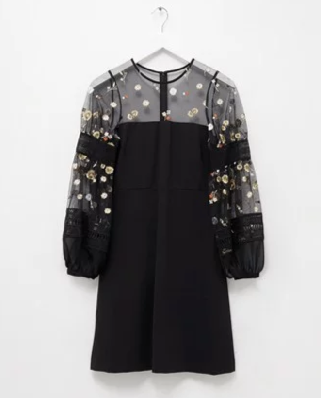 French Connection Paulette Embroidered Dress product image
