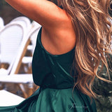 TwoSisters The Label Kathleen Green Halter Midi Dress