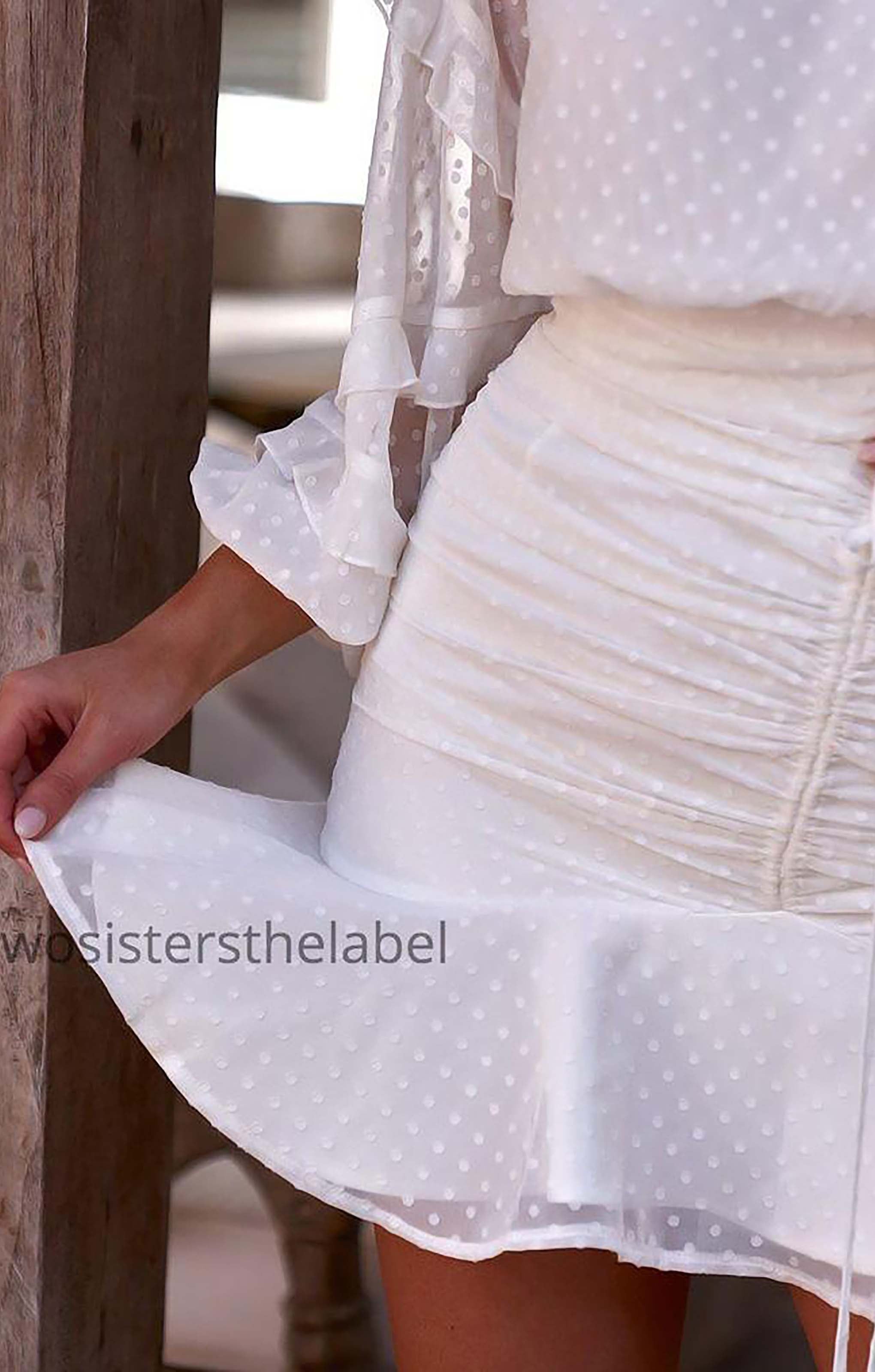 TwoSisters The Label Piper Dress In White