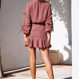 TwoSisters The Label Piper Dress In Mauve product image