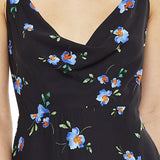 Talulah Azure Flounce Midi Dress