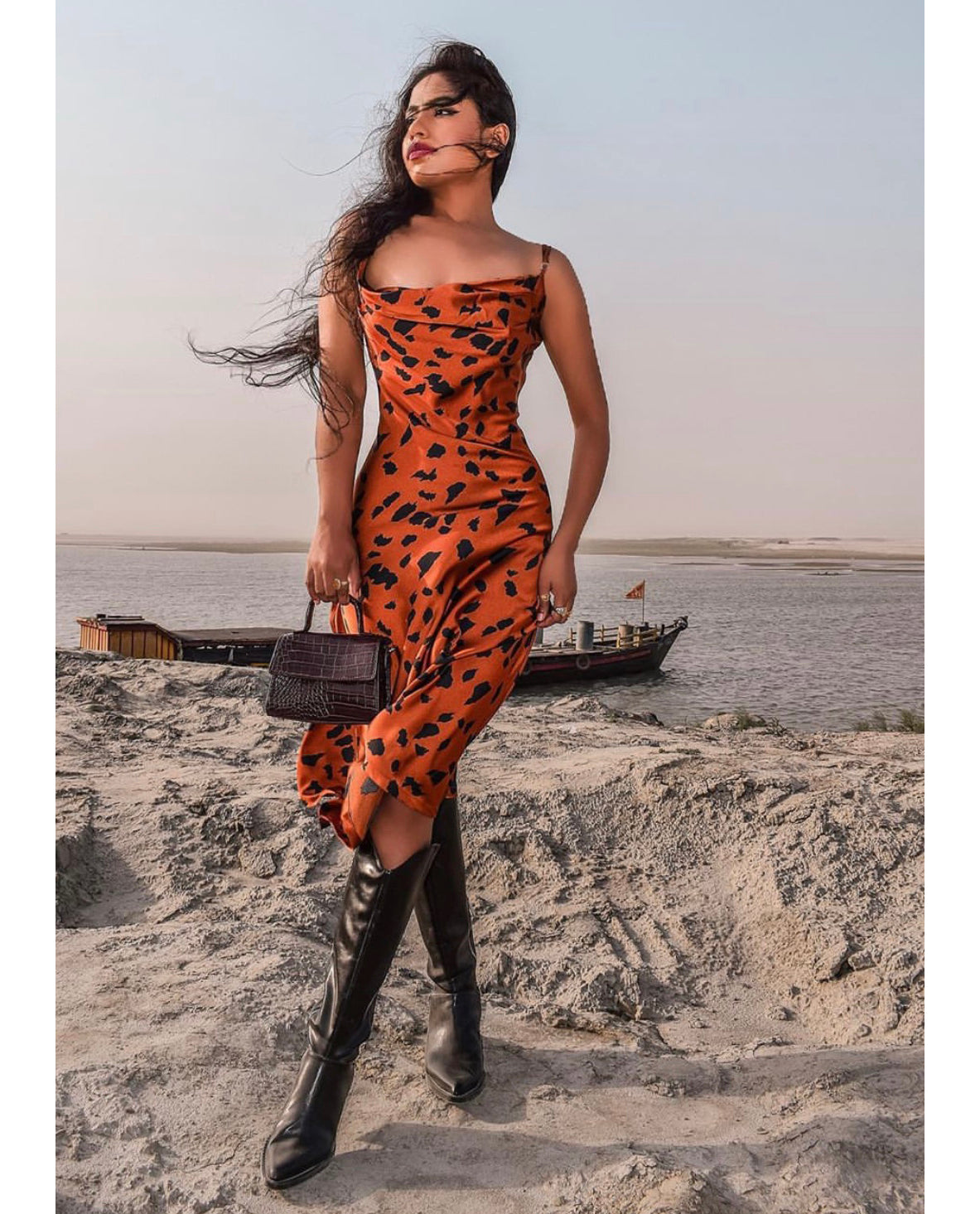 Runaway The Label Flint Slip Dress