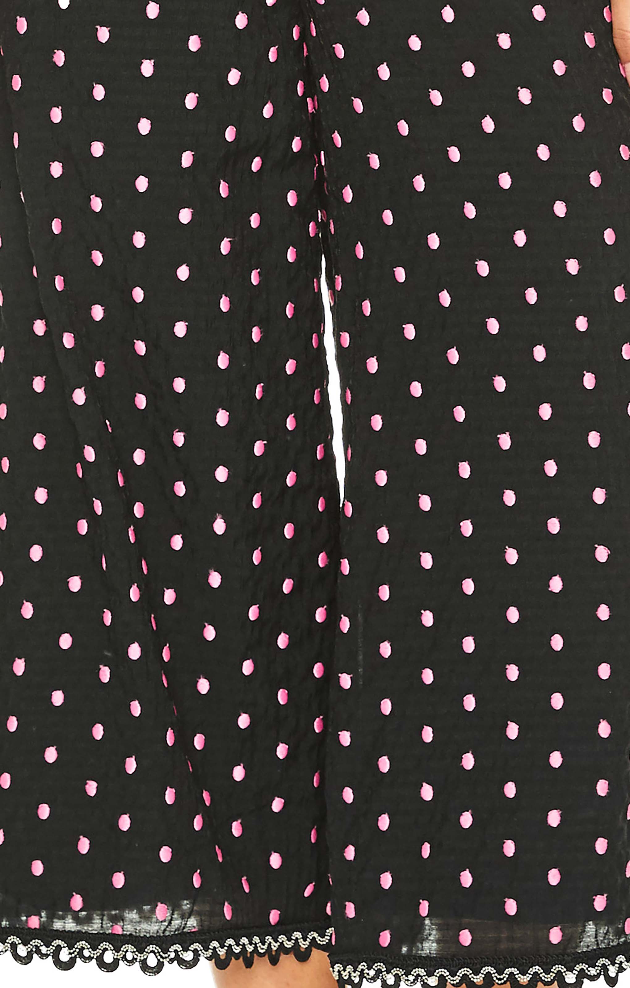 Talulah Black Lilac Spot All Night Long Jumpsuit