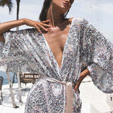 Winona Rhapsody Sequin Wrap Mini Dress
