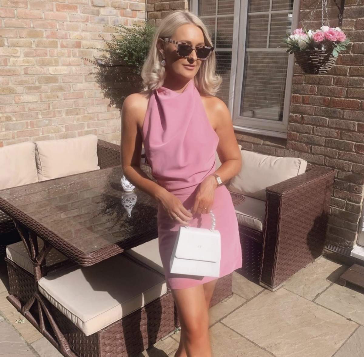 Finders Keepers Pink Mae Mini Dress