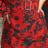 Hope & Ivy Red Gracie Dress
