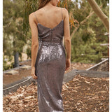 Saylor Gunmetal Azariah Midi Dress product image