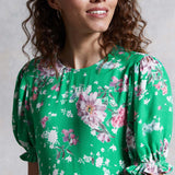 M&S X Ghost Green Floral Midi Dress