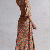 M&S X Ghost Ditsy Smock Dress